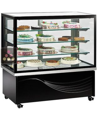 4-sided refrigerated positive ventilated display cabinet - 550L TECFRIGO