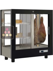 4-sided refrigerated display cabinet for delicatessen or/and cheese - Without frame  CALICE DESIGN