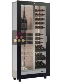 Built-in multi-purpose wine cabinet storage or service - Without shelf - Without frontside CALICE DESIGN