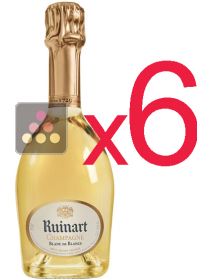 Six Half-bottle of Champagne Ruinart Blanc de Blancs 37.5 cl Sélection Vin