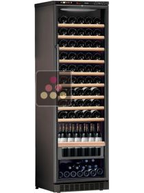 Single temperature built in wine storage or service cabinet - Sliding shelves and service drawer CALICE