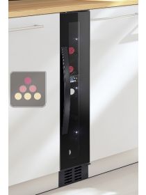 Built-in single temperature wine service cabinet - Full Glass door DOMETIC