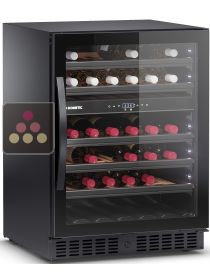 Dual temperature wine cabinet for storage and/or for service - Full Glass door DOMETIC