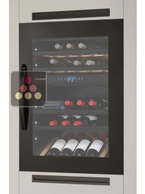 Self-ventilated column built-in dual temperature wine cabinet - Full glass door DOMETIC