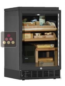 Built-in refrigerated cigar humidor with electronic humidifier CALICE