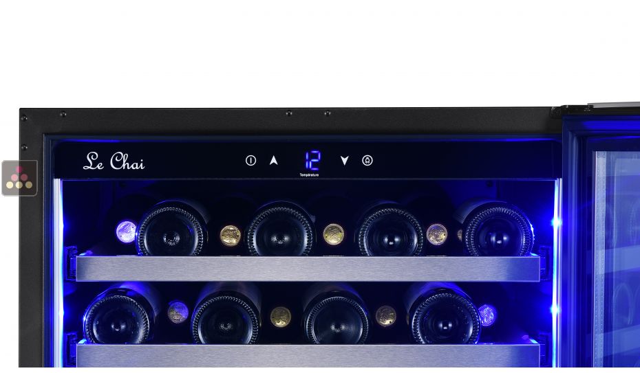 Built-in single temperature wine Cabinet for storage or service - Electrochromatic Glass door