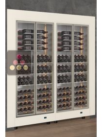 Built-in combination of two modular built in multipurpose wine cabinets CALICE DESIGN