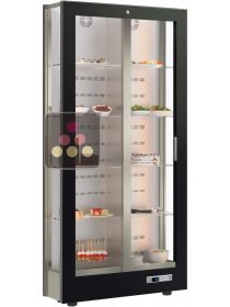 3-sided refrigerated display cabinet for dishes and desserts - Low depth - Set for remote compressor CALICE DESIGN