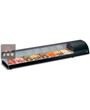 Refrigerated Counter Display Case for Cheese, Meats, delicatessen and fresh produce TECNOX