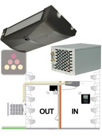 Air conditioner for wine cellar 3500W - Cooling only - ceiling unit cooler FRIAX