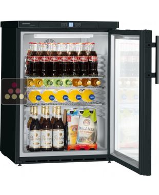Undercounter glass door commercial refrigerator - Forced-air cooling - 148L LIEBHERR PRO