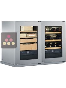 Combined Cigar Humidor with temperature and humidity control and wine cabinet
 LIEBHERR