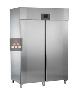 Freestanding professional double doors freezer GN 2/1 - Stainless steel interior and exterior - 1056L LIEBHERR PRO