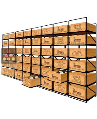 The only solution for storing 48 cases of wine and 576 bottles MODULORACK