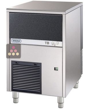 Nugget ice maker up to 90kg/24h with 20kg of integrated storage - Air-cooled condenser BREMA