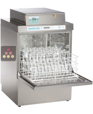 Double-wall glass and dishwasher with Break Tank system and osmosis unit - 500x500mm basket HOONVED