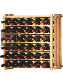 Modular beechwood racks for 36 bottles Ma Cave à Vin
