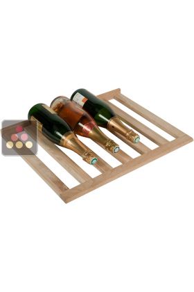 Solid oak shelf for wine cabinets in the Prestige range
