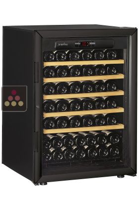 Single temperature wine ageing and storage cabinet - Sliding shelves