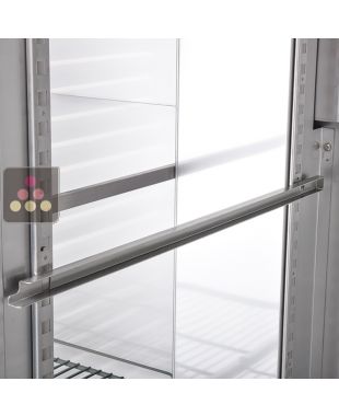 Stainless steel slide (left-hand side) for GN 2/1 2-door cabinets LIEBHERR PRO