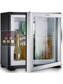 Silent minibar with glass door - can be fitted - 18L - Hinges on the left hand side
 DOMETIC