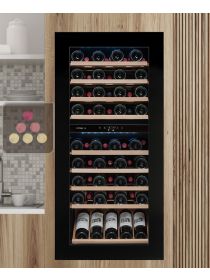Dual temperature built in wine service cabinet - Push/Pull opening AVINTAGE