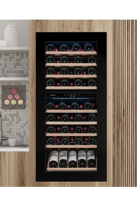 Dual temperature built in wine service cabinet - Push/Pull opening