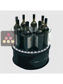 Single temperature cooler for 8 wine & champagne bottles with led light SAYL