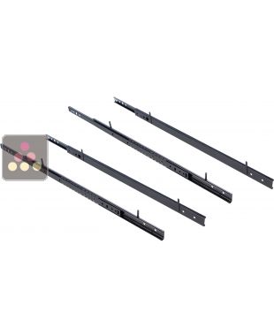 Set of 4 rails for 2 sliding shelves AVINTAGE