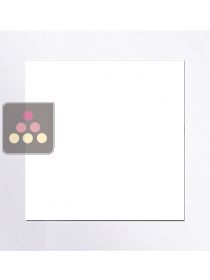 Replacement white glass door for ACI-CHA544(E) (LBB240POV) wine cabinet LE CHAI