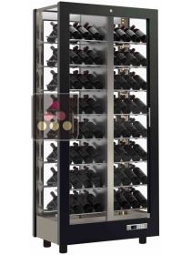4-sided refrigerated display cabinet for wine storage or service - Exhibition model CALICE DESIGN