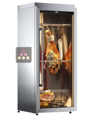 Freestanding cabinet for cured meat preservation - Stainless steel cladding CALICE
