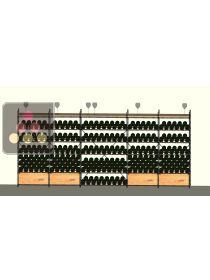 Pack of 2 Modular Storage for 1022 bottles ARCHITECTURE INTERIEURE DU VIN