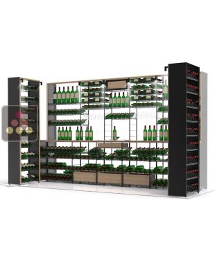 Arrangement of 986 bottle cellars - Specific manufacturing Wine Merchant Ma Cave à Vin
