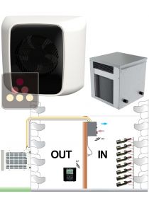 Air conditioner for wine cellar up to 30m3 - Cooling function only - Wall evaporator FRIAX
