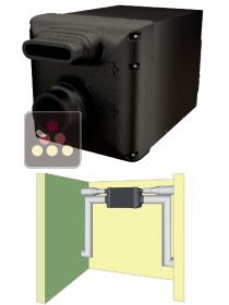 Monobloc air conditioner for wine cellar up to 30m³ - Can be ducted and built-in - Cooling and heating - Installation to adjoining room FRIAX