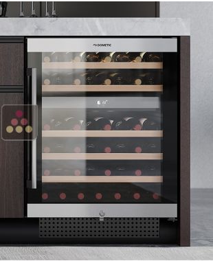 Dual temperature built-in wine cabinet for service and storage DOMETIC