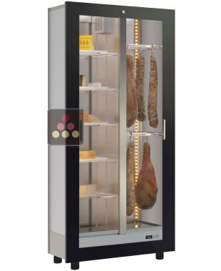 Professional built-in display cabinet for cured meat and cheese CALICE DESIGN