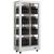 Professional multi-temperature wine display cabinet - 4 glazed sides - Vertical bottles - Wooden cladding