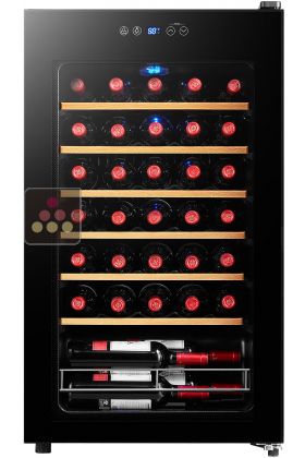 Single temperature wine service or storage cabinet