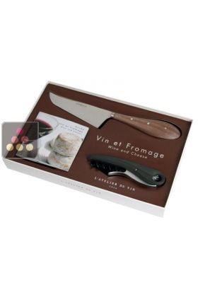 Wine and Cheese Set with Soft Machine Charcoal black