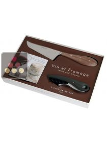 Wine and Cheese Set with Soft Machine Charcoal black L'ATELIER du VIN