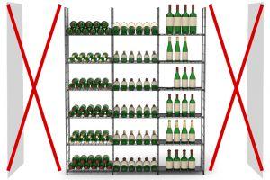 Without metal safety sides at the ends