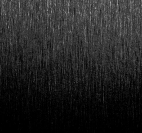 Cladding covered with a satin black finish laminate